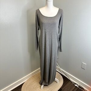 Skims Soft Lounge Long Sleeve Maxi Dress size 3X